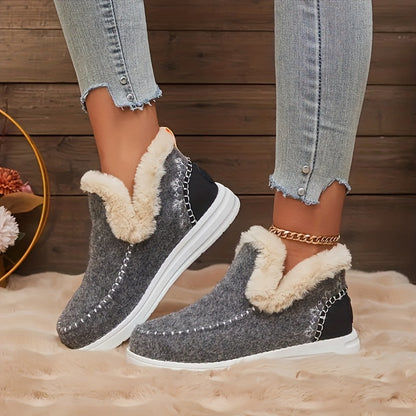 FrostHaven Cozy Boots – Plush Warmth with Everyday Elegance