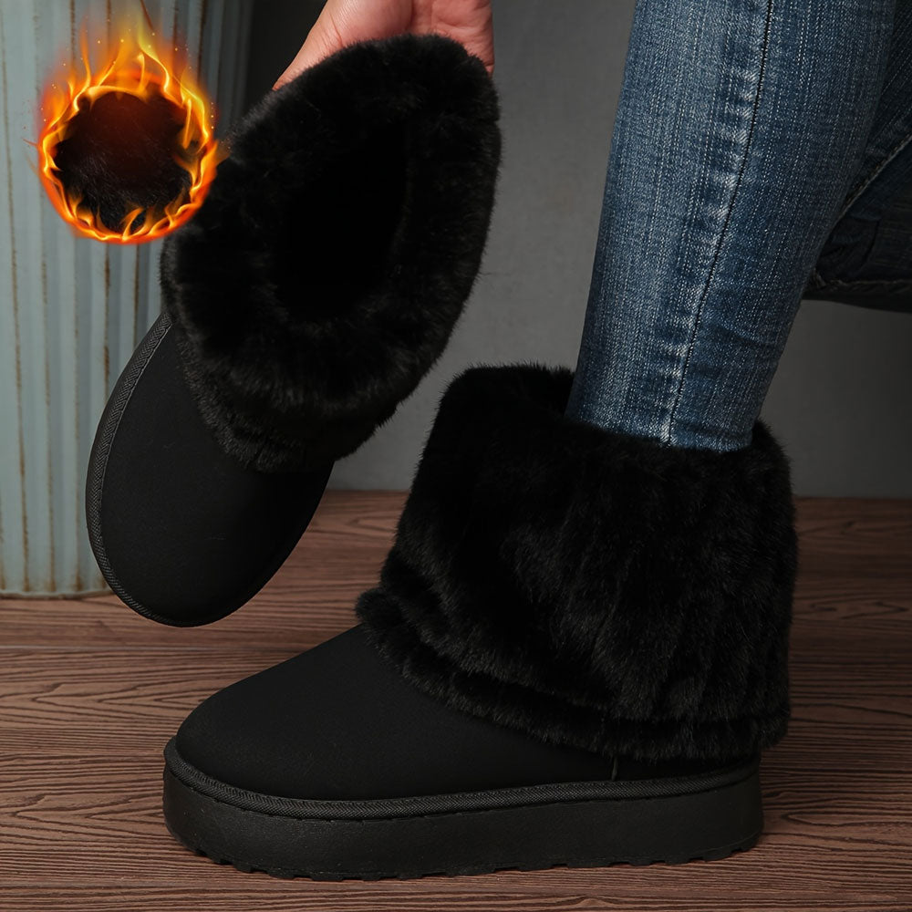 FrostEase Plush Boots – Effortless Warmth & Winter Comfort