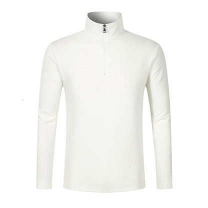 Motion-Ultra Comfortable Zipper Polo Shirt