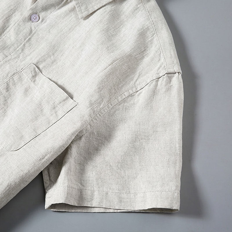 Senra Men's Linen Short Sleeve Shirt