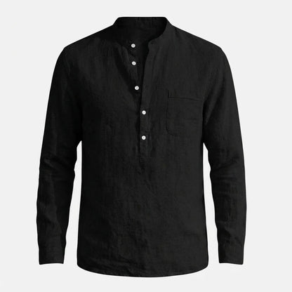 Noir-Ultra Comfortable Linen Shirt