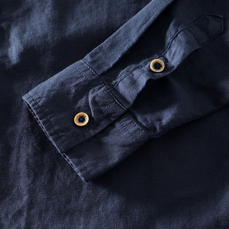 Noble-Men's Ultra Comfortable Linen Shirt