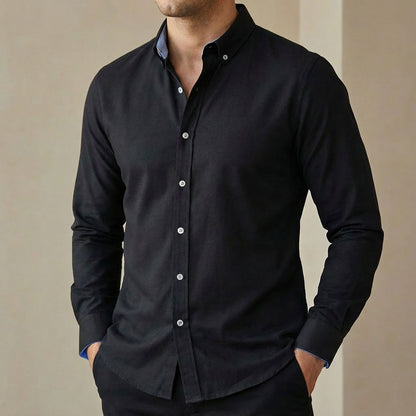 Savile-Men's Ultra Comfortable Oxford Shirt