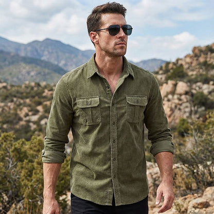 Taren-Men's Ultra Comfortable Cargo Shirt
