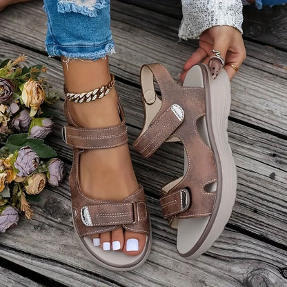 Sienna Casual Wedge Sandals
