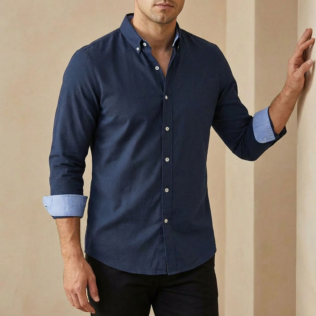 Savile-Men's Ultra Comfortable Oxford Shirt