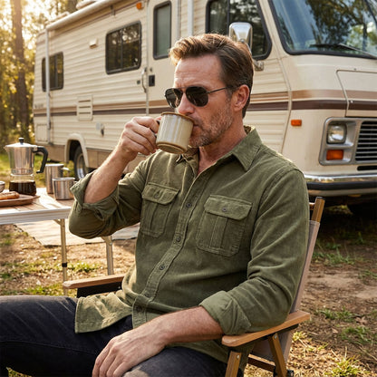 Taren-Men's Ultra Comfortable Cargo Shirt