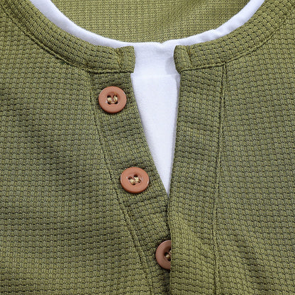 Rustic-Ultra Comfortable Henley Shirt