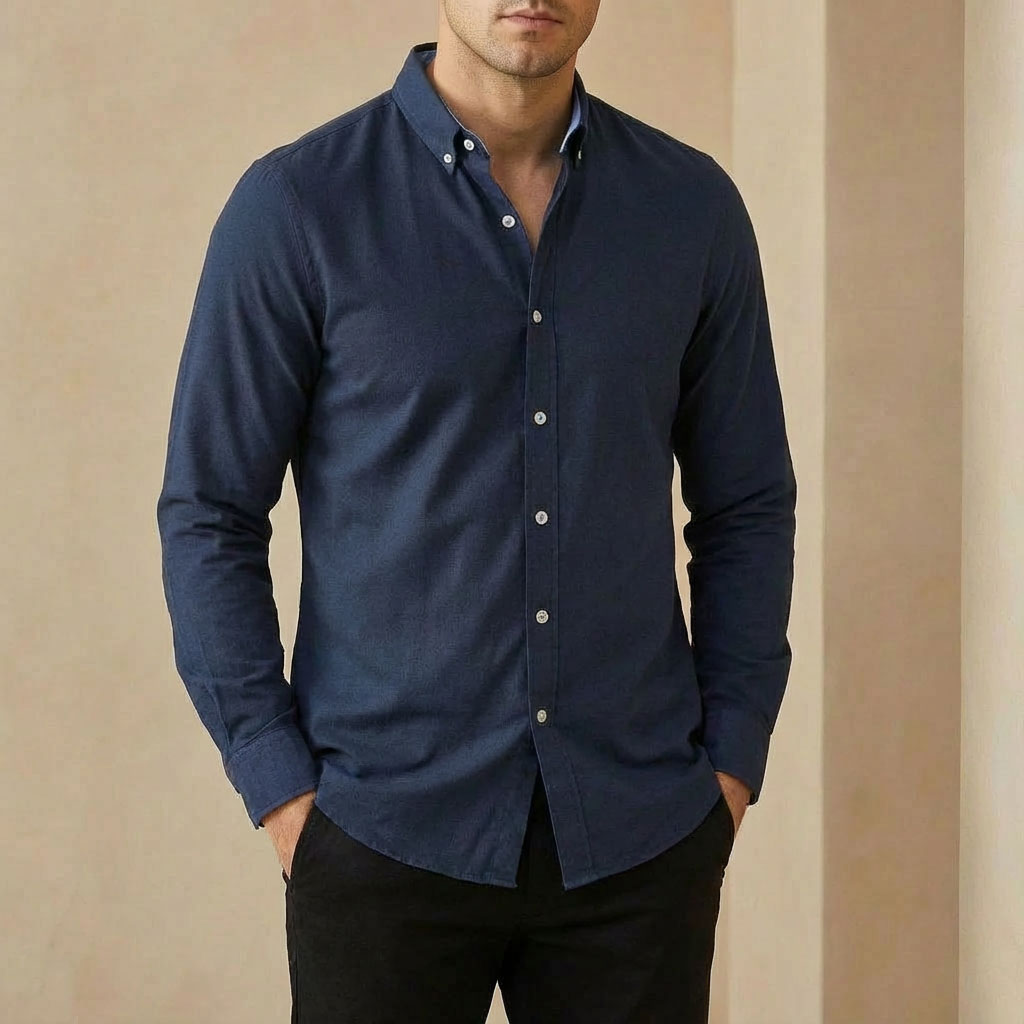 Savile-Men's Ultra Comfortable Oxford Shirt