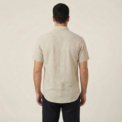 Senra Men's Linen Short Sleeve Shirt