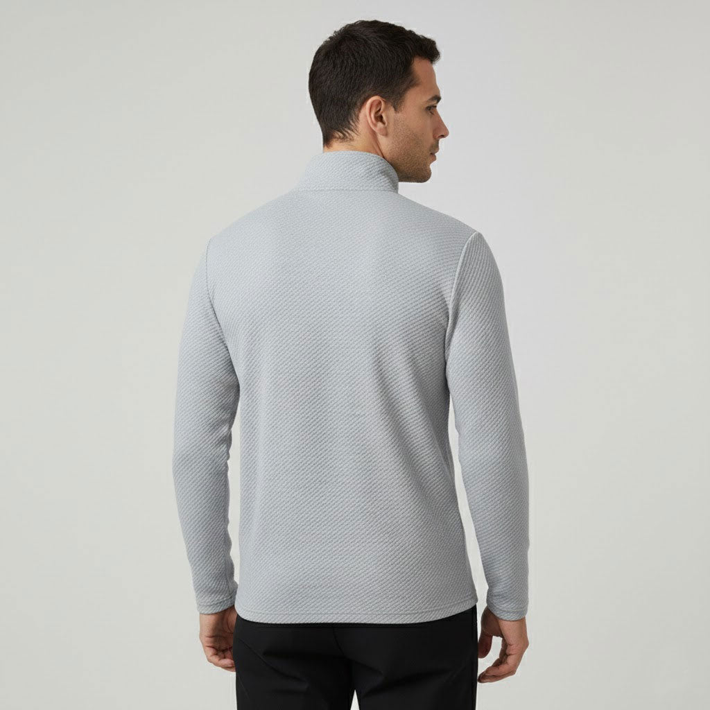 Motion-Ultra Comfortable Zipper Polo Shirt