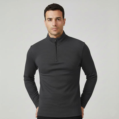Motion-Ultra Comfortable Zipper Polo Shirt
