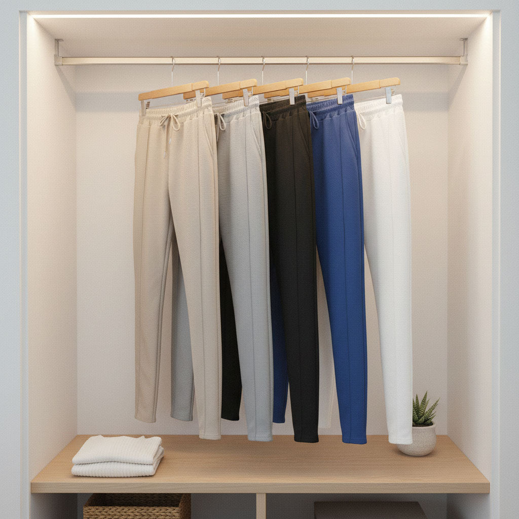 Textura-Ultra Comfortable Waffle Pants